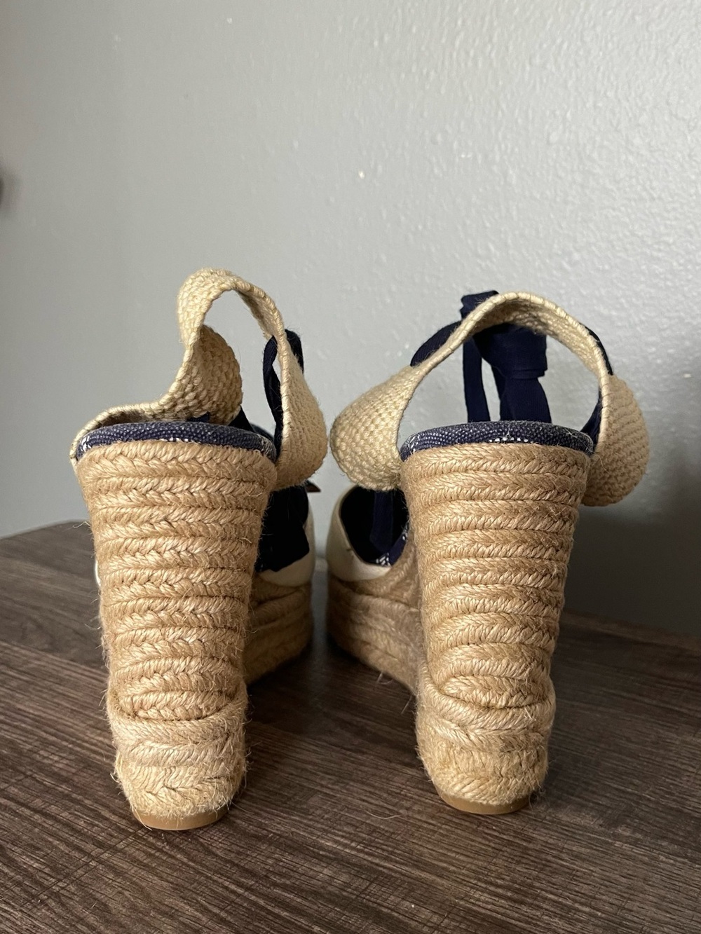 Coach Fern Ankle-tie Espadrille Wedge Sandals - Picture 13 of 16